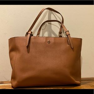 Tory Burch Brown Leather Shoulder Bag